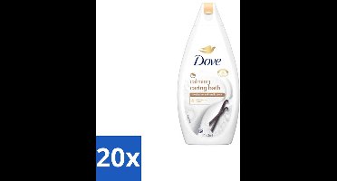 Dove – Badcrème – Sheaboter & Vanille – 450 ml - Bulkverpakking - 20 stuks