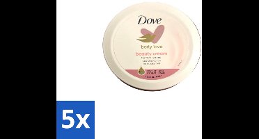 Dove – Bodycrème – Beauty Cream – 75 ml - Bulkverpakking - 5 stuks