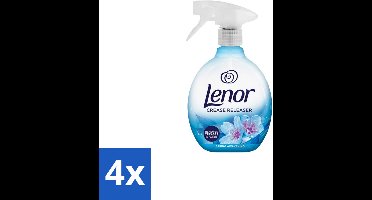 4 x Lenor – Crease Releaser Spray – Spring Awakening – Kreukverwijderaar & Textielverfrisser – 500 ml - Kreukverwijderaar - Textielverfrisser - Stofverfrisser - Stofverzorging - Stofverzorging