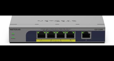 NETGEAR GS105PP - Netwerk Switch - Unmanaged - 1 Gpbs - 5 poorten