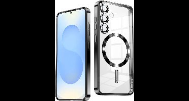 Hoesje Geschikt voor Samsung Galaxy A57 Hoesje Zwart - Geschikt voor MagSafeTelefoonhoesje - soft siliconen Backcover