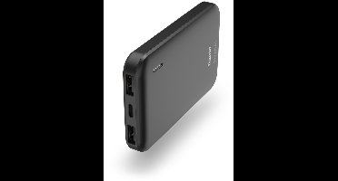 Hama Powerbank - Pocket - 5000mAh - 10W - 2x USB-A, 1x USB-C - Antraciet