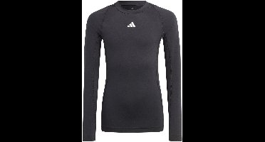 adidas T-shirt Kinderen Techfit Aeroready Long Sleeve Tee Zwart - Maat 164cm