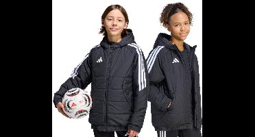 adidas Jas Kinderen Tiro 26 Winter Zwart - Maat 152cm