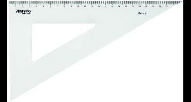 Aristo tekendriehoek - GEOCollege - schaalverdeling 25cm - hoek van 30 en 60 graden - AR-23625