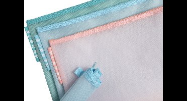 Exacompta 12x Tas met zipsluiting in soepele plastic Chromaline pastel - A4 - Geassorteerd - 37150E