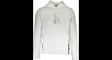 Calvin Klein – Heren Hoodie – Witte Kleur – XL – Logo