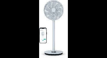 Duux Whisper Flex 2 - Smart Statiefventilator - Staande Ventilator Geruisloos - Ice Blue