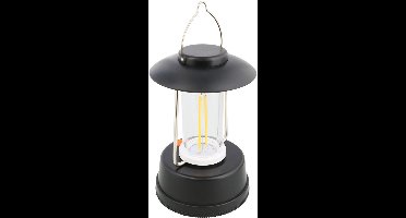Redcliffs Campinglamp - LED Lantaarn - 2 lichtstanden - ophangbaar - zwart - 8 x 8 x 12 cm