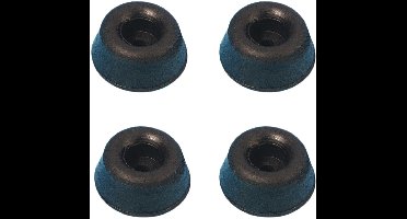 Adam Hall 4903 rubber voet 20 x 9mm set - Rack voeten