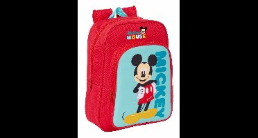 Schoolrugzak Mickey Mouse Blauw Rood 26 x 34 x 11 cm