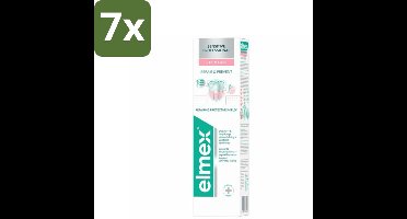 7 x Elmex Tandpasta Sensitive Professional Gum Care 75 ml - Gevoelige Tanden - Tandpasta - Gevoeligheid - Tandarts Aanbevolen - PRO-ARGIN Technologie