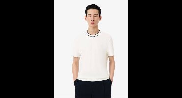 Lacoste - Shirt Ecru Lacoste 1ht1 Men's Tee-shirt T-shirts Ecru Th8174-61
