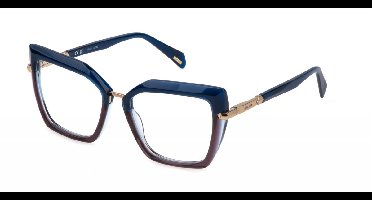 Police VPLP54 Blu opalino lucido 53/17/140 WOMAN Brilmonturen