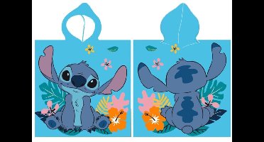 Poncho Lilo en Stitch, Zwemcape, Badcape lilo en stitch, Badcape, Stitch