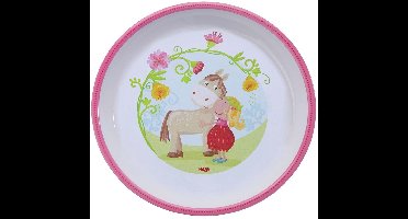 Haba Bord Vicki & Pirli 18 Cm Wit/roze