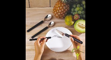 Lichtgewicht bestek met dun handgreep desserlepel