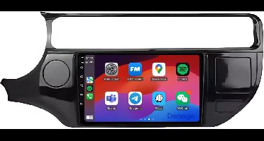 CarPlay autoradio geschikt voor Kia Rio (2015–2017) | 9 inch | Android 13 | Draadloos Apple CarPlay & Android Auto | 2GB + 32GB | QuadCore processor | Denago DNG-A63 | 2025 model | 2015 2016 2017 | Bluetooth & Wifi