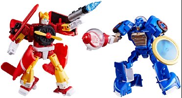 Hasbro Sonic the Hedgehog x Transformers Wingtail & Blue Booster - 13 cm