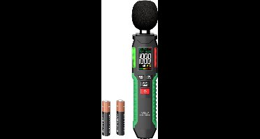 Professionele Decibelmeter - DB Meter - Geluidsmeter - Groen
