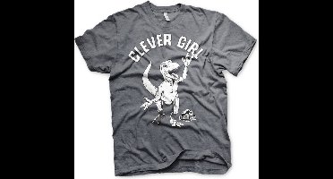 Jurassic Park Clever Girl T-Shirt Dark-Heather-S