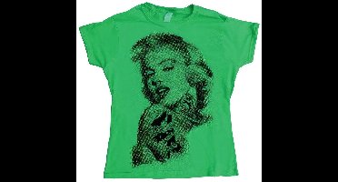 Marilyn Monroe Damen Got Attitude Girly T-Shirt SH-5-15183-H15-10 Green-XXL