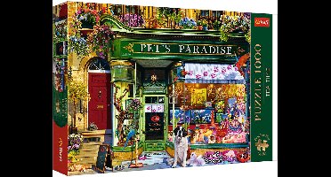 Trefl legpuzzel 1000 stukjes Premium Plus Tea Time Pet's Paradise FSC.
