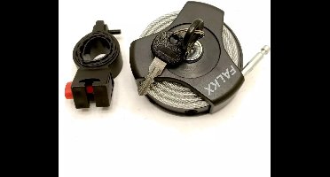 Falkx Multi-function oprolslot - 100 cm kabel - Compact en draagbaar - Zwart