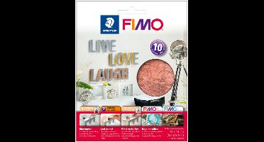 Bladmetaal Fimo 14x14cm 10vel koper | 5 stuks