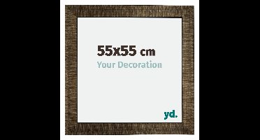 Your Decoration - Fotolijst 55x55 cm - Hout - Champagne Geborsteld - Leeds