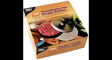 500 Papieren tussenleggers voor hamburgers Ø 13 cm wit