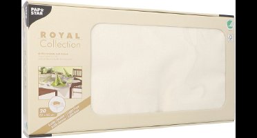 20 Napperon, Tissue "ROYAL Collection" 80 cm x 80 cm champagne
