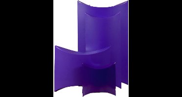 Paars gondeldoosje 8x5,5x2,5cm /50st.-glans