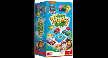 Trefl - Lucky, PAW Patrol - dynamisch kaartspel, kaarten met helden, hondenpatrouille, rubberen vis, snel familiespel voor volwassenen en kinderen vanaf 5 jaar