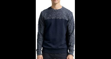 Tom Tailor Crewneck sweatshirt met structuurmix - - - - Strick & Sweatshirts