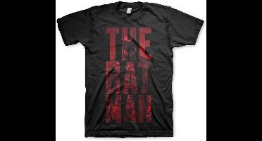 Batman Stacked T-Shirt Black-M