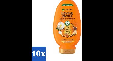10 x Garnier Loving Blends Argan- en Cameliaolie Conditioner 250 ml - Droog Haar - Dof Haar - Voeding Haar - Glans Haar - Arganolie