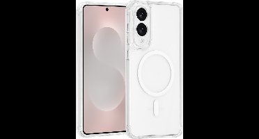 TUNIQ Back cover voor Galaxy S25 Edge - Antishock - MagSafe - Transparant