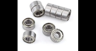Allecto Plus - 10 stuks stalen kogellagers 685ZZ met dubbele afscherming voor diepe groef, mini kogellagers 5x11x5mm