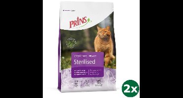 Prins cat vital care adult sterilised kattenvoer 2x 4 kg