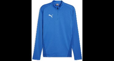 Puma Shirt TeamGoal Training 1/4 Zip Top 658629 Electric Blue Lemonade-Puma White-Puma Team Royal-L