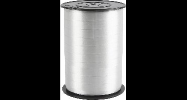 Creotime Cadeaulint Glanzend 250 M X 10 Mm Zilver