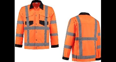Werkjas High Visibility RWS FluoOranje maat XXL