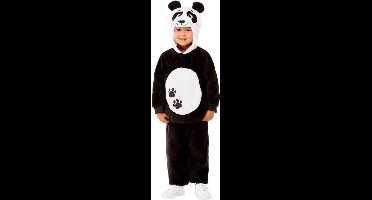 Smiffys - Toddler Panda Kinder Kostuum - Kids tm 2 jaar - Zwart