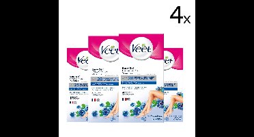 Veet Ontharingsstrips  - Benen & Lichaam - Gevoelige Huid - Easy-Gelwax - 40 stuks x4