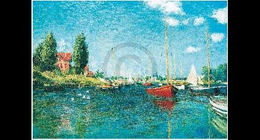 Kunstdruk Claude Monet - Red Boats 80x60cm