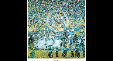 Kunstdruk Gustav Klimt - Pendio montano a Unterach 70x70cm