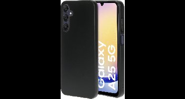 Mobiparts hoesje geschikt voor Samsung Galaxy A25 - Zacht TPU - Schokabsorberend TPU - Grip Coating - Zwart