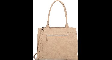 Beagles Cabrera Handtas & Schoudertas - Tote Bag - Dames Tas - Lichttaupe