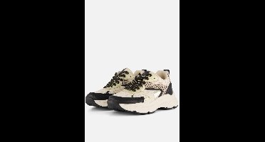 POSH by Poelman Sneakers beige Synthetisch - Dames - Maat 39